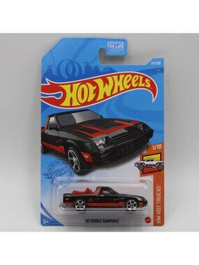 Hot Wheels '82 Dodge Rampage Black 2021 HW Hot Trucks 1/10 175/250